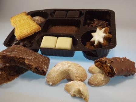 Gebäck, Butterspekulatius, Vanille-Kipferl, Printen & Lebkuchen