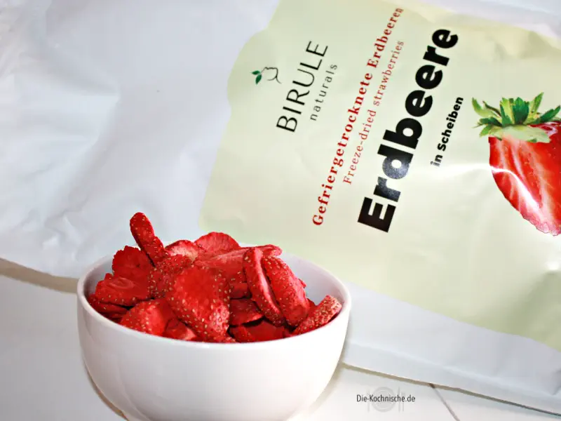 Gefriergetrocknete Erdbeeren von Birule naturals