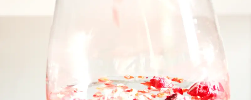 Infused Water Himbeeren - mehr Geschmack beim gesunden Trinken