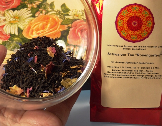Rosengarten - ein aromatischer Schwarzer Tee