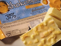 Schokoriegel Weisse Schokolade aprikose