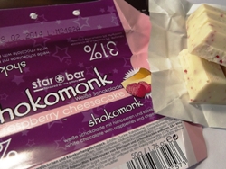 shokomonk Weiße Schokolade raspberry cheescake